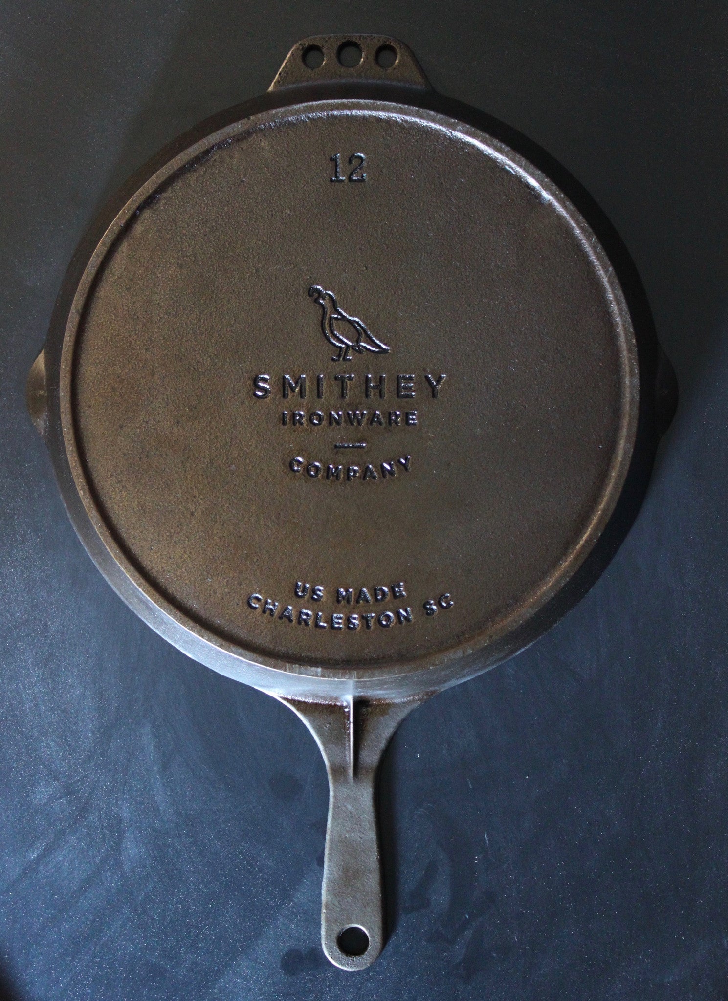 Smithey Ironware No. 12 Cast Iron Skillet, 12-Inch